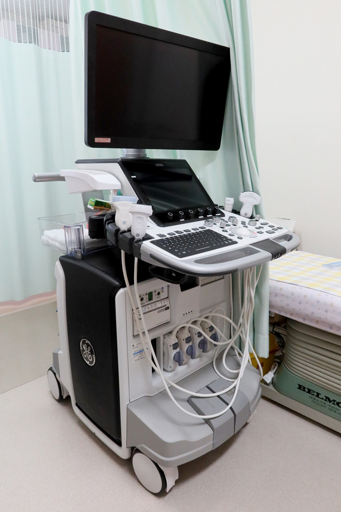 超音波検査の器械 GE社製 LOGIQ E10s